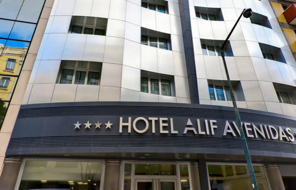 Hotel Alif Avenidas Lisabona Exterior foto
